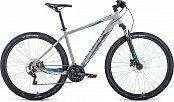 Велосипед FORWARD APACHE 29 3.0 HD (2022) серый-синий