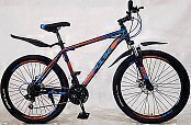Велосипед PULSE MD490 29" (2022) черный-оранжевый-синий